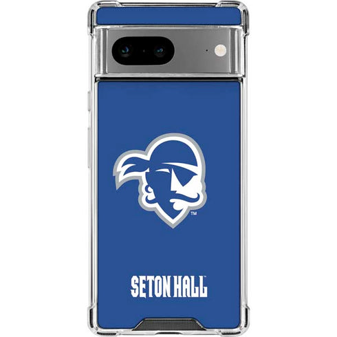Seton Hall University Vintage Google Pixel 8a Clear Case